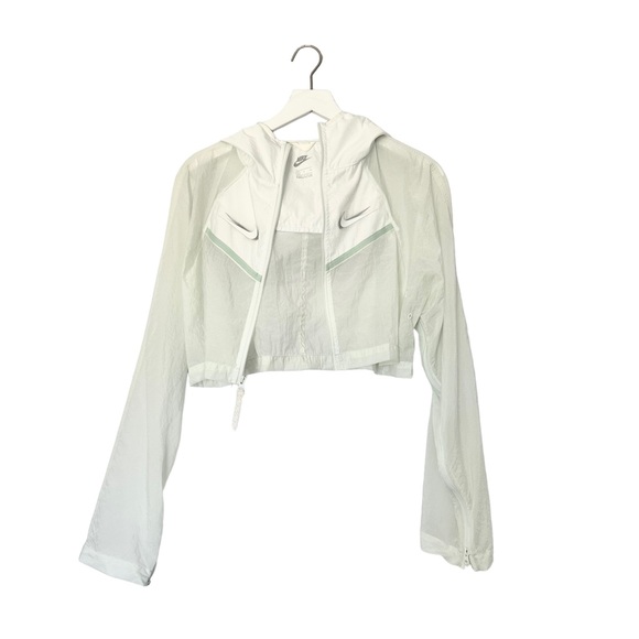 Nike Sportswear Women's Cropped  Woven Windbreaker Jacket Size S - Picture 10 of 16
